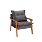 Poltrona Para Sala De Estar Pérola Cinza