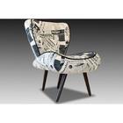 Poltrona Para Sala De Estar Pés Palitos Tathy Net - Ibiza