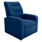 Poltrona Para Sala De Estar Reclinável Classic Light Azul