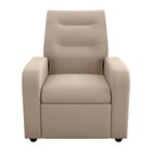 Poltrona Para Sala De Estar Reclinável Classic Light Bege