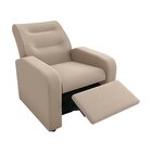 Poltrona Para Sala De Estar Reclinável Classic Light Bege