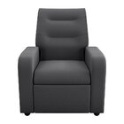 Poltrona Para Sala De Estar Reclinável Classic Light Cinza