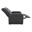 Poltrona Para Sala De Estar Reclinável Classic Light Cinza