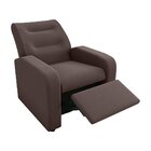 Poltrona Para Sala De Estar Reclinável Classic Light Marrom