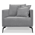 Poltrona Para Sala De Estar Sirius Linho Pés Metálicos - Pall