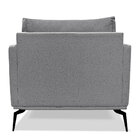 Poltrona Para Sala De Estar Sirius Linho Pés Metálicos - Pall