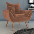 Poltrona Para Sala De Estar Tóquio  Ferrugem