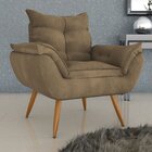 Poltrona Para Sala De Estar Tóquio  Turkey Bege