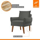 Poltrona Para Sala De Estar Vintage Genebra/granito