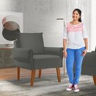 Poltrona Para Sala De Estar Vintage Genebra/granito