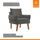 Poltrona Para Sala De Estar Vintage Genebra/granito