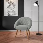 Poltrona Para Sala De Recepção Celina Linha Grafite