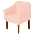 Poltrona Para Sala Decoração Clinicas Rosa Claro