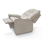 Poltrona Para Sala Decorativa Capri Areia