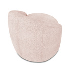 Poltrona Para Sala Decorativa Orgânica Lua Bouclê D03 - D'ros