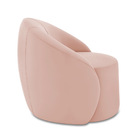 Poltrona Para Sala Decorativa Orgânica Lua Veludo D03 - D'ros