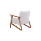 Poltrona Para Sala Lana - Bege - Oppa Design