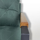 Poltrona Para Sala Modelo Paris Decorativa - Verde