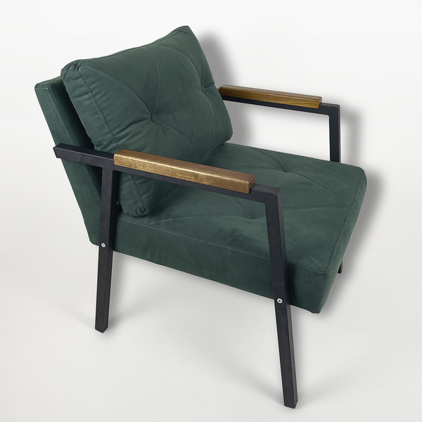 Poltrona Para Sala Modelo Paris Decorativa - Verde