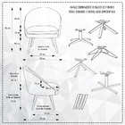 Poltrona Para Sala Rafa Pés Palito Preto Veludo Verde - Nexta