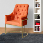 Poltrona Para Sala Vick Veludo Cores - Ds Estofados - Terraco