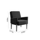 Poltrona Paty Matrix Veludo Light Ferrugem