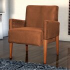 Poltrona Paty Matrix Veludo Light Ferrugem