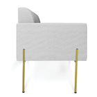 Poltrona Pé De Ferro Dourado Para Escritório Kit 2 Marisa Lin