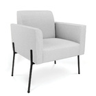 Poltrona Pé De Ferro Preto Para Consultório Marisa Linho - Ci