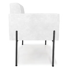 Poltrona Pé De Ferro Preto Para Sala Kit 2 Elisa Corano D03 -