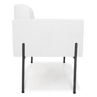 Poltrona Pé De Ferro Preto Para Sala Kit 2 Elisa Corino D03 -