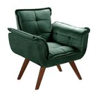 Poltrona Pé Palito Decoração Sala Quarto Recepção Bella Opala