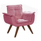 Poltrona Pé Palito Decoração Sala Quarto Recepção Bella Opala