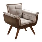 Poltrona Pé Palito Decoração Sala Quarto Recepção Bella Opala