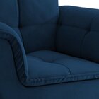 Poltrona Pérola Arte Cúbica Estofados Azul