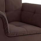 Poltrona Pérola Arte Cúbica Estofados Marrom