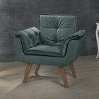 Poltrona Pérola - Suede Verde