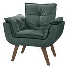 Poltrona Pérola - Suede Verde