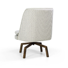 Poltrona Pérsia Composê Jacar Estampado A-425 Com Linho B-415