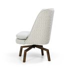 Poltrona Pérsia Composê Jacar Estampado A-425 Com Linho B-415