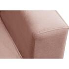 Poltrona Pés De Madeira Decorativa Riviera Veludo Rose