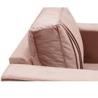 Poltrona Pés De Madeira Decorativa Riviera Veludo Rose