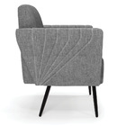 Poltrona Pés Palito De Ferro Bruna Linho D01 - D'rossi - A26