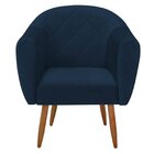 Poltrona Pés Palito Herrera  Azul Marinho