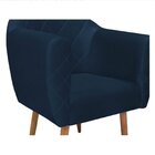 Poltrona Pés Palito Herrera  Azul Marinho