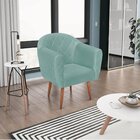 Poltrona Pés Palito Herrera  Azul Tiffany