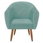 Poltrona Pés Palito Herrera  Azul Tiffany