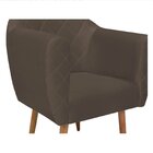 Poltrona Pés Palito Herrera  Marrom