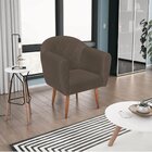 Poltrona Pés Palito Herrera  Marrom