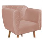 Poltrona Pés Palito Herrera  Rosê